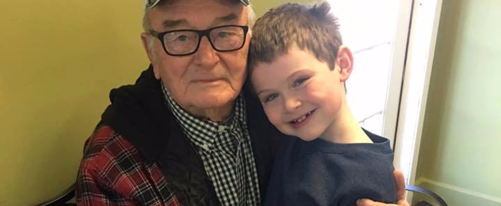 Old Man Bonds With Young Boy at the Hair Salon