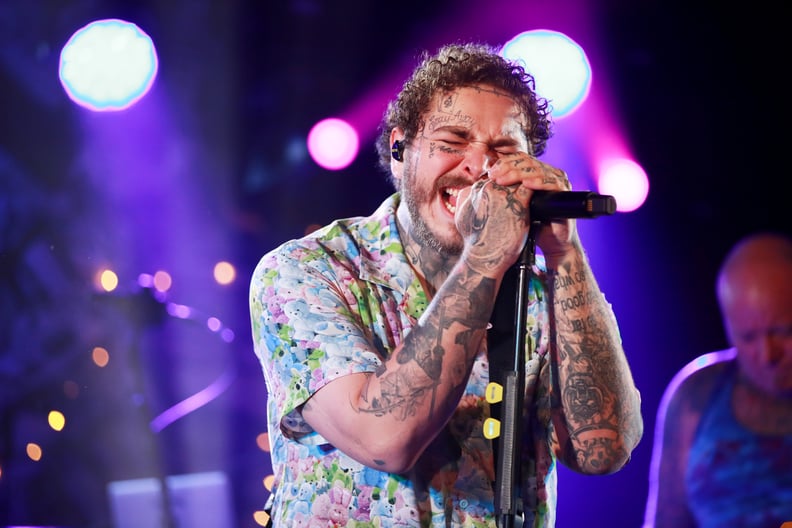 Tattoo Designs on Post Malone's Right Arm