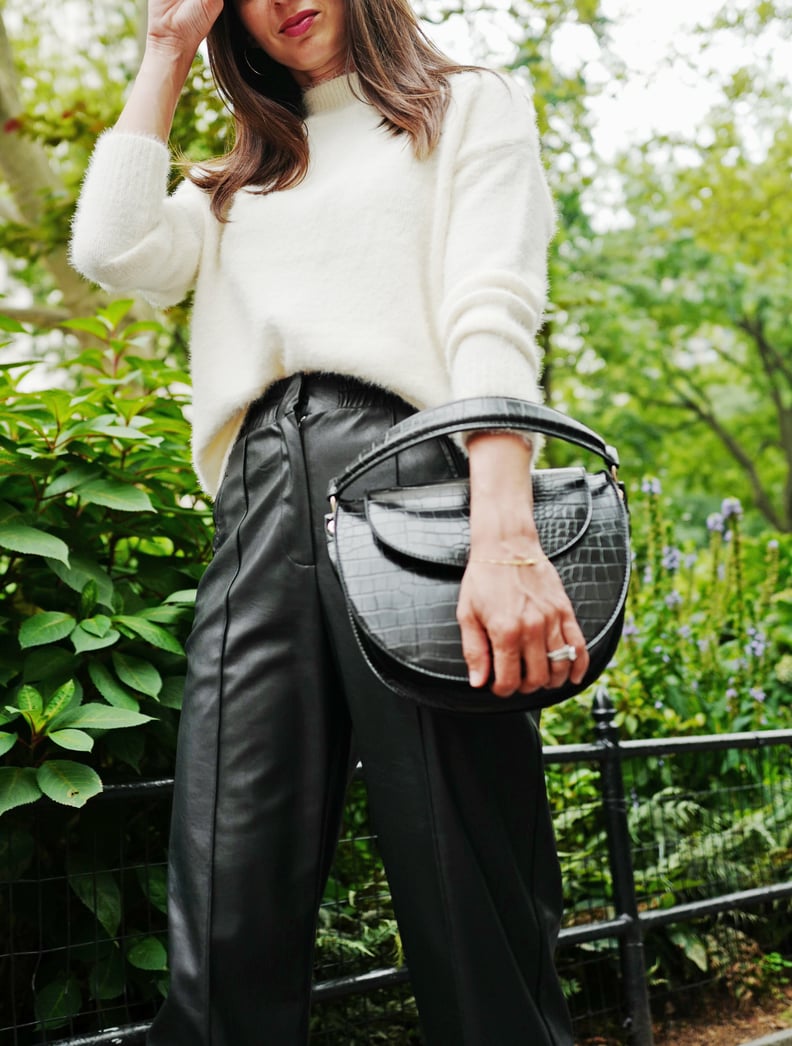 How to wear these cool best-selling faux leather leggings - Lil bits of