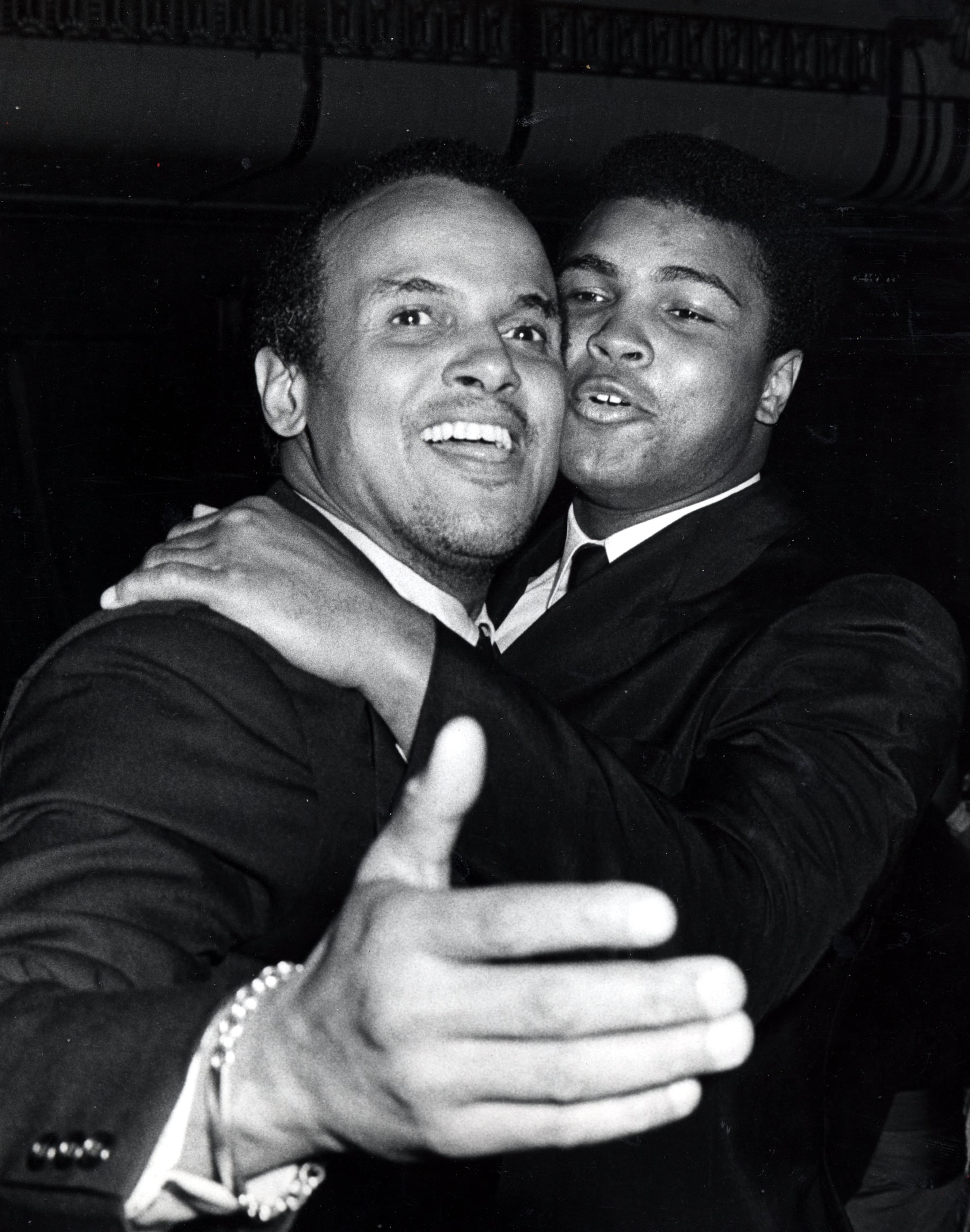 Harry Belafonte and Muhammad Ali | Harry Belafonte Was Friends With Everyone From Muhammad Ali to Marlon Brando | POPSUGAR Celebrity Photo 3
