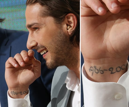 Shia LaBeouf | The Ultimate Celebrity Tattoo Gallery | POPSUGAR