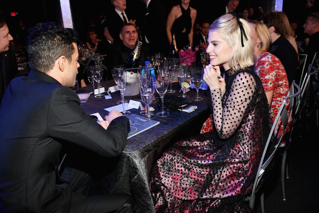 Lucy Boynton and Rami Malek at the SAG Awards