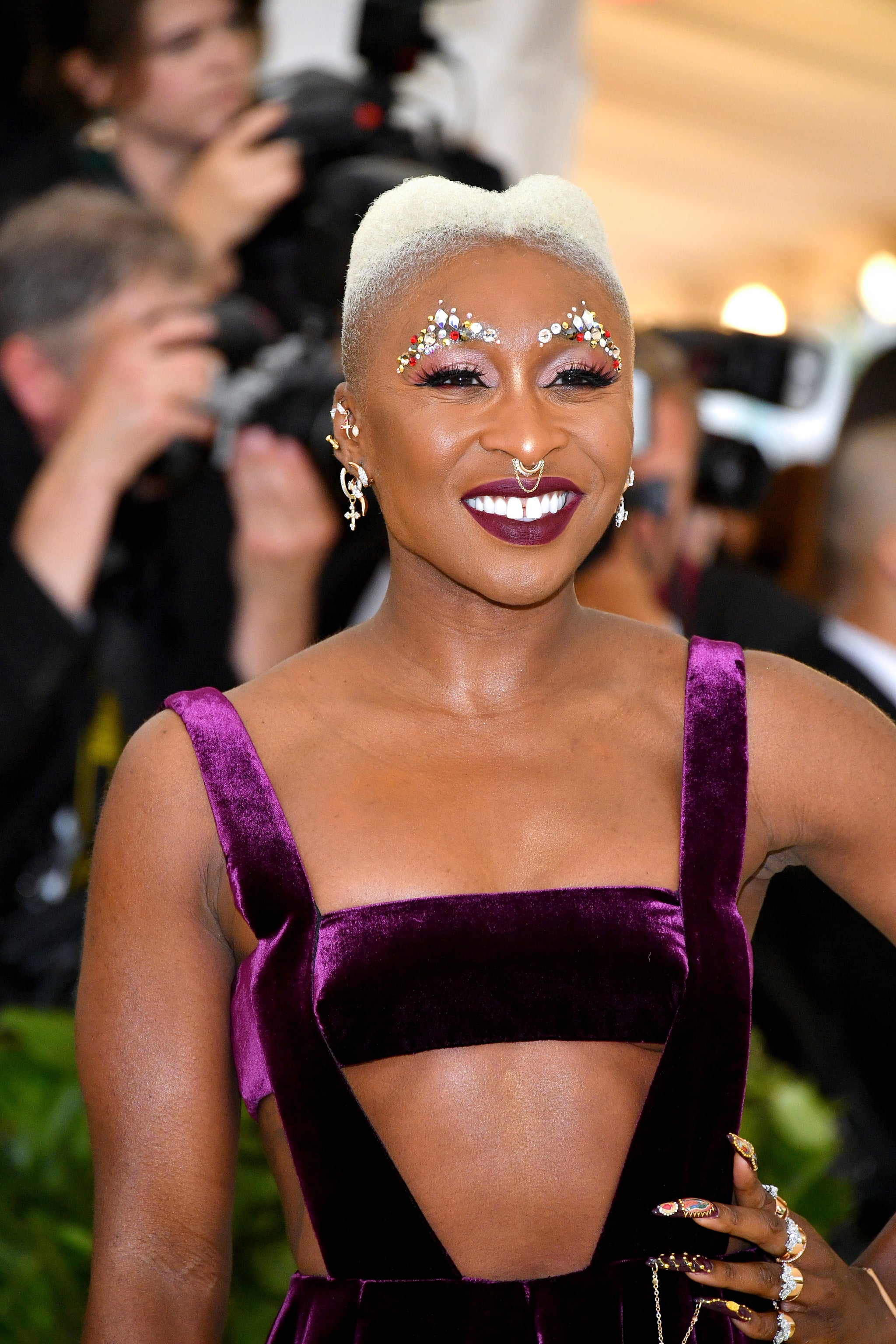 NEW YORK, NY - MAY 07:  Cynthia Erivo attends the Heavenly Bodies: Fashion & The Catholic Imagination Costume Institute Gala at The Metropolitan Museum of Art on May 7, 2018 in New York City.  (Photo by Dia Dipasupil/WireImage)