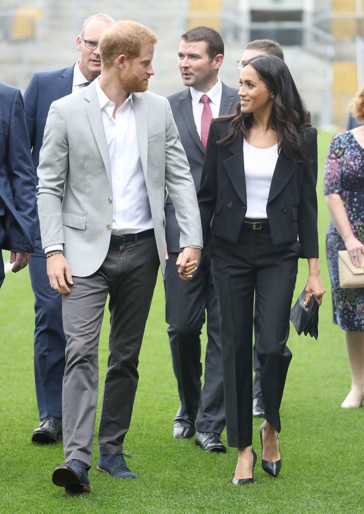 Meghan Markle's Black Pantsuit Ireland 2018