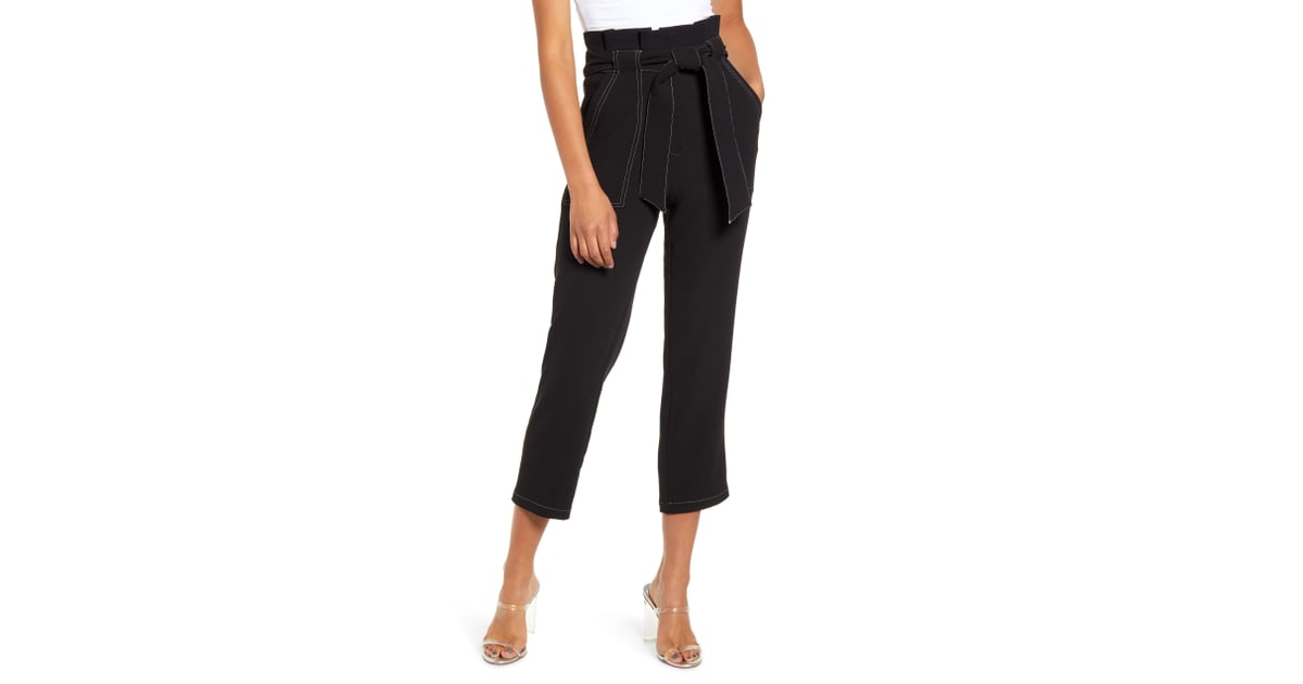 tie front pants