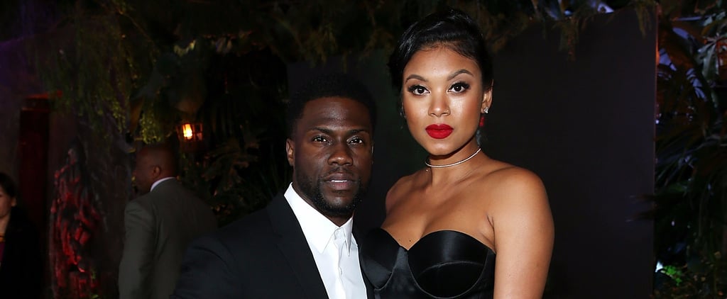 Kevin Hart and Eniko Parrish at Jumanji Premiere 2017