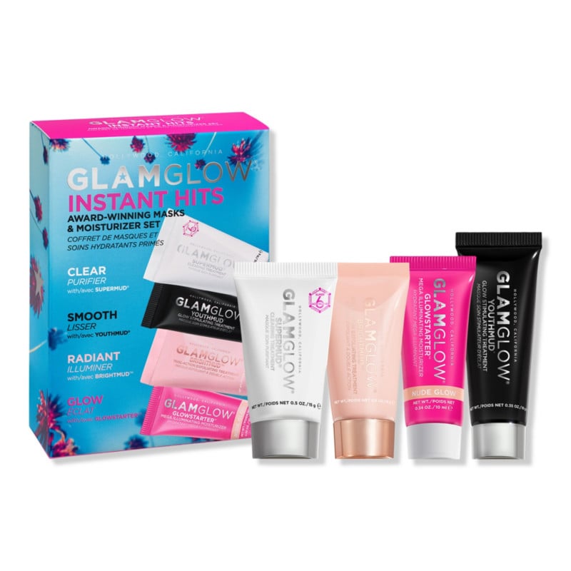 GlamGlow Instant Hits Face Mask & Moisturiser Set