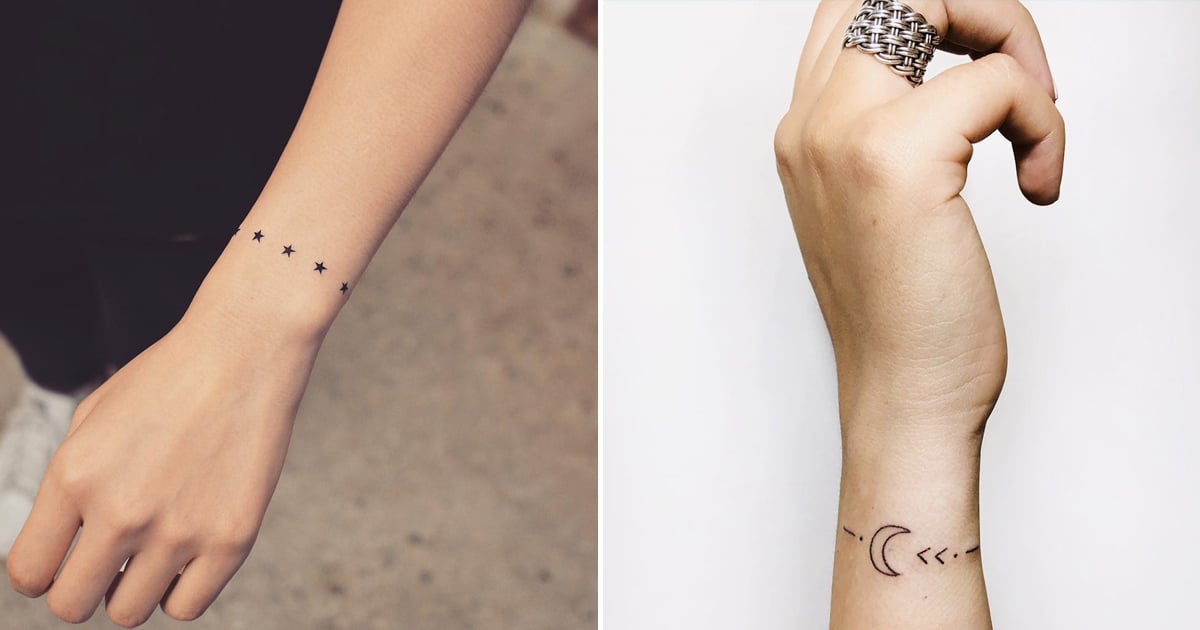 Never Take it Off Stunning Floral Bracelet Tattoos  Wrist bracelet tattoo  Cuff tattoo Arm band tattoo