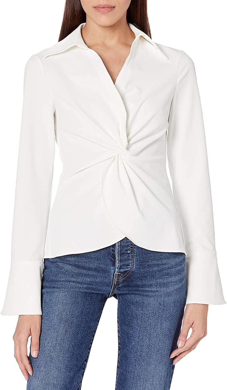 A White Top With a Twist: Cinq a Sept McKenna Top