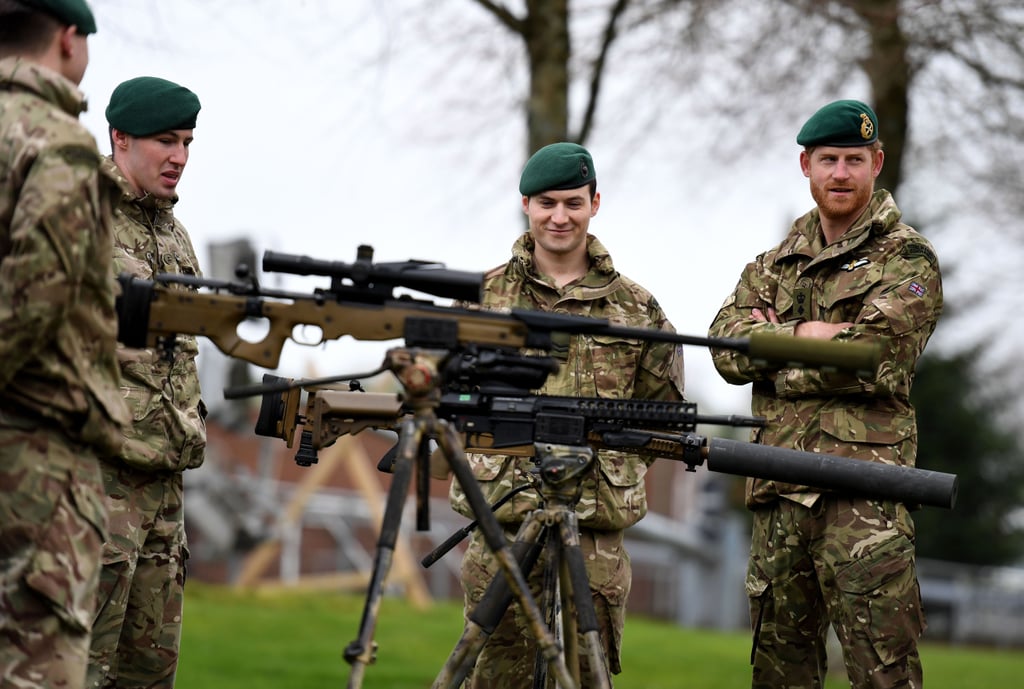 Prince Harry in Uniform at Green Beret Presentation 2019