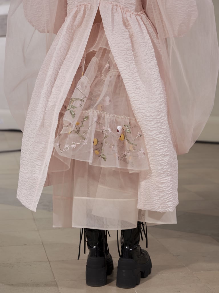 Simone Rocha Autumn 2021 Features Patchwork and Regencycore