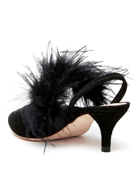 Loeffler Randall Juno Slingback Pumps With Feathers