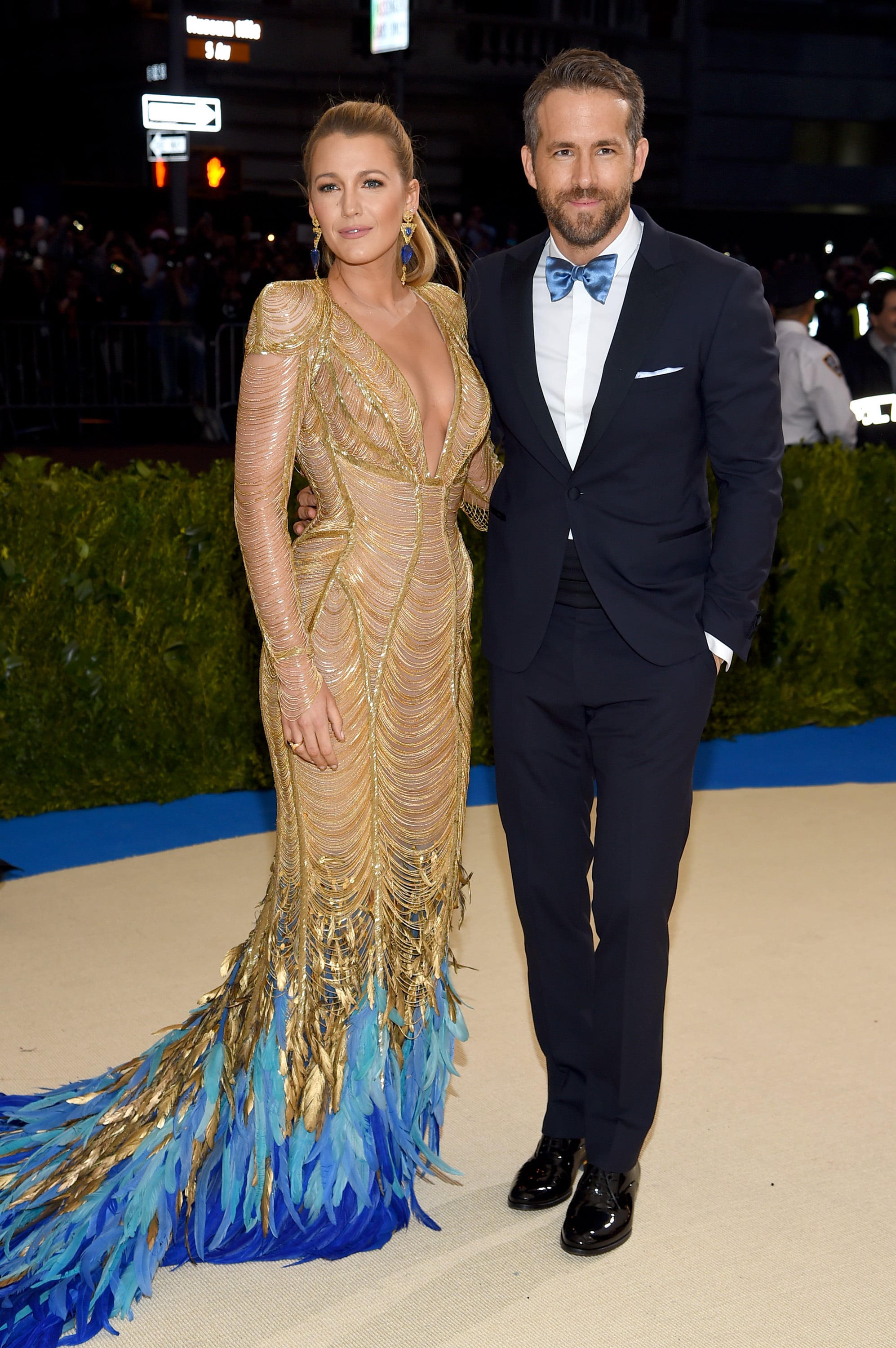 NEW YORK, NY - MAY 01:  Blake Lively and Ryan Reynolds attend the 