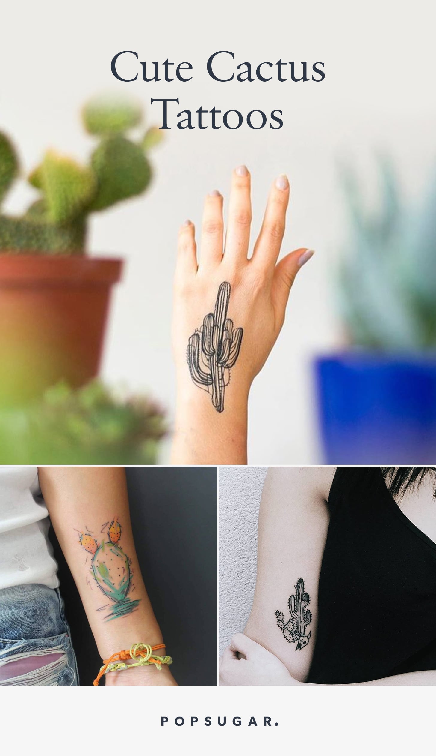 Saguaro Cactus by James Gulliver Hancock from Tattly Temporary Tattoos   Tattly Temporary Tattoos  Stickers