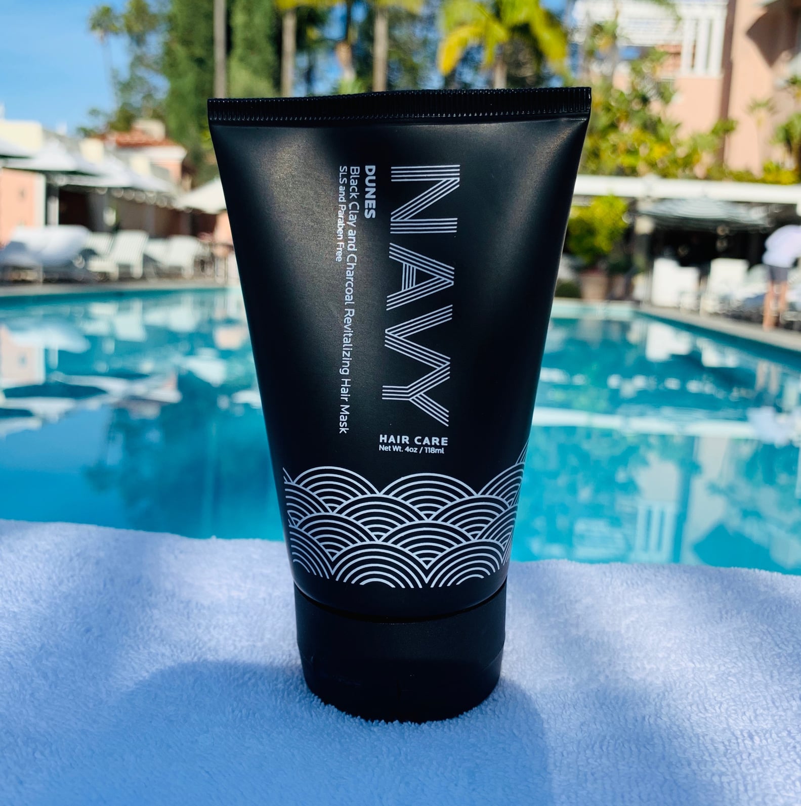 Detailed Navy Hair Care Capture Digital Art