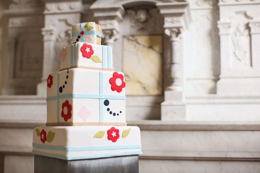 Between the fun colors and funky patterns, this cake is ready to party.