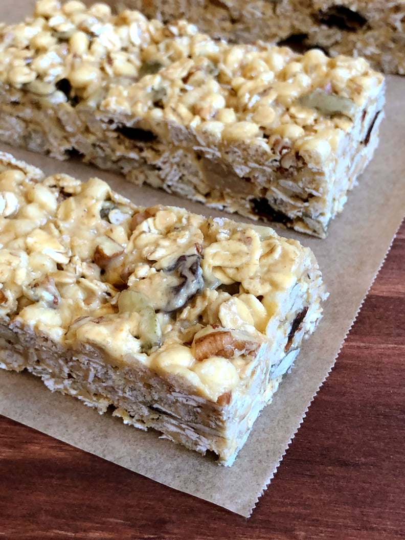 Chewy Vegan Protein Granola Bar Recipe POPSUGAR Fitness