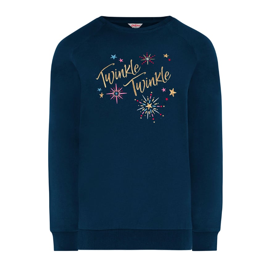 Cath Kidston Midnight Stars Twinkle Twinkle Sweatshirt