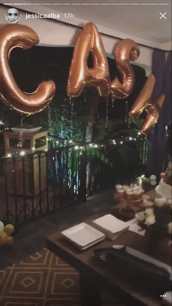 Jessica Alba's Pajama Birthday Party For Cash Warren 2017
