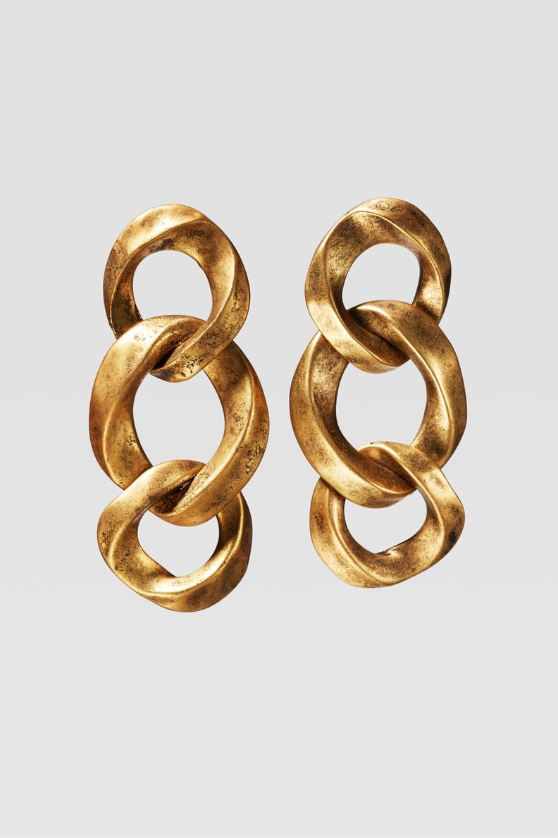 Zara Campaign Collection Link Earrings