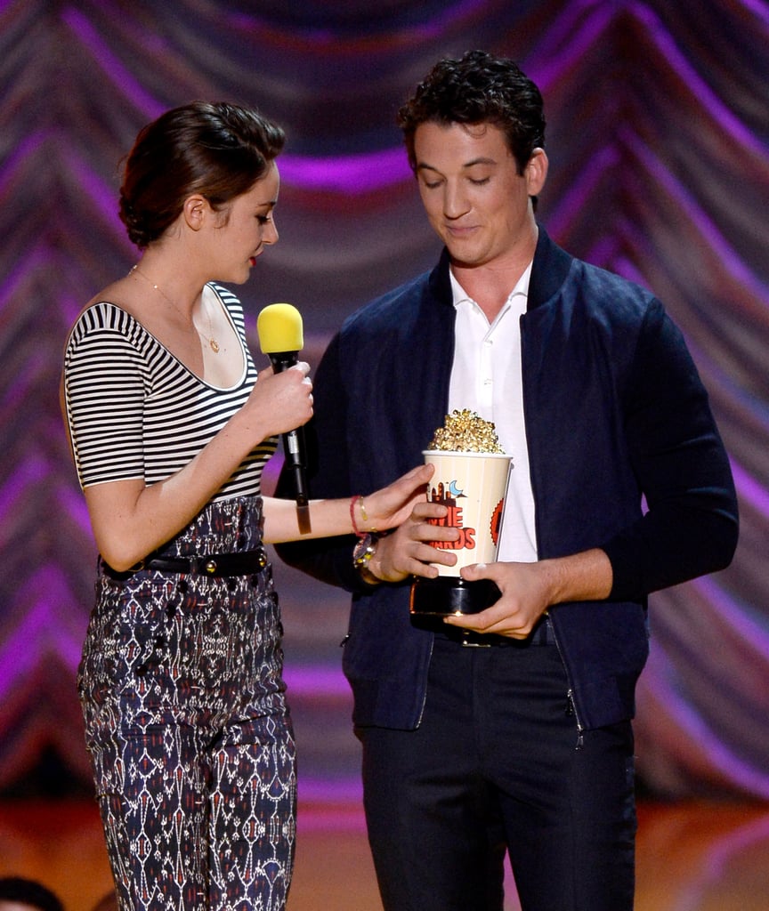 Shailene Woodley at the MTV Movie Awards 2015