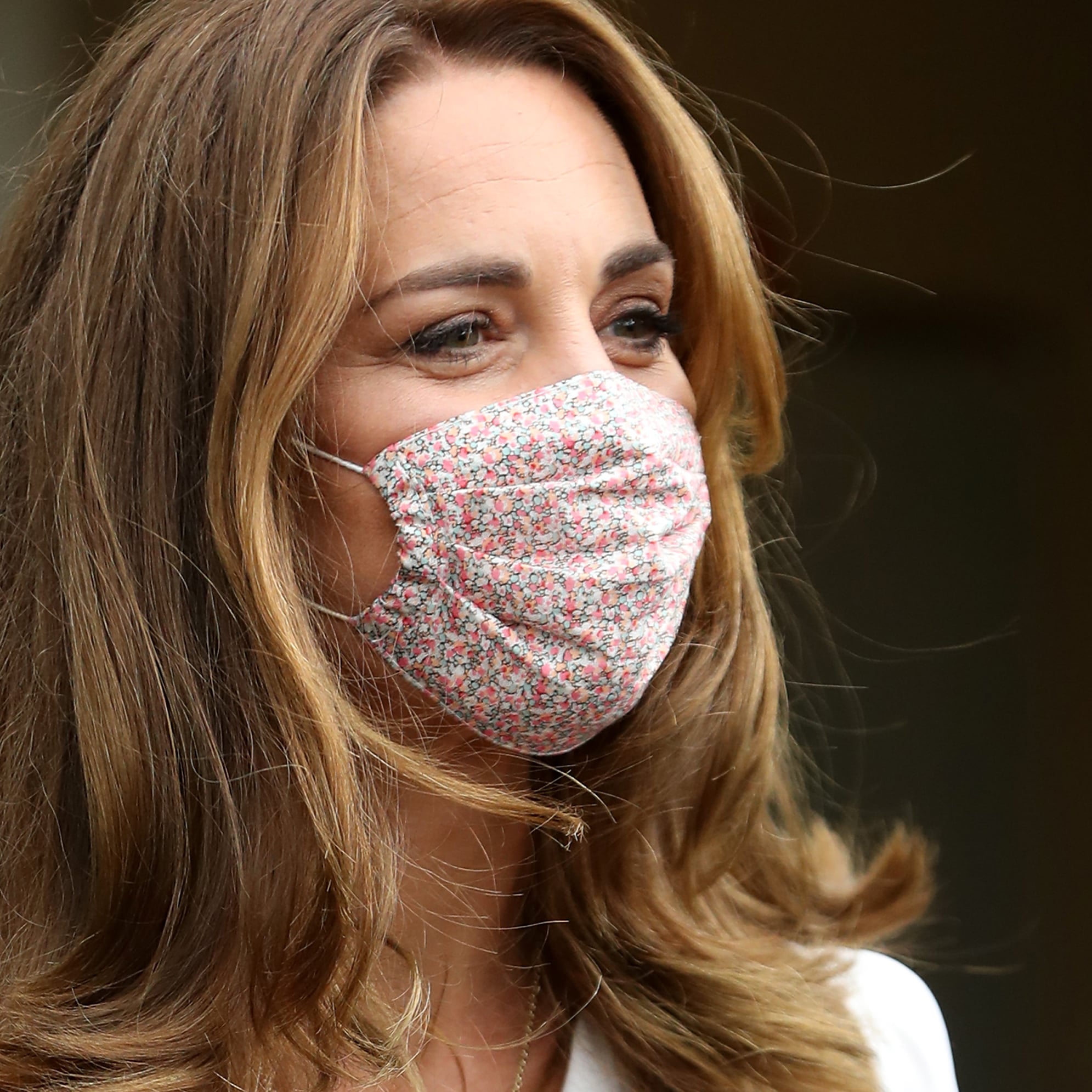 Kate Middleton S Floral Amaia Face Mask August 2020 Popsugar Fashion Australia