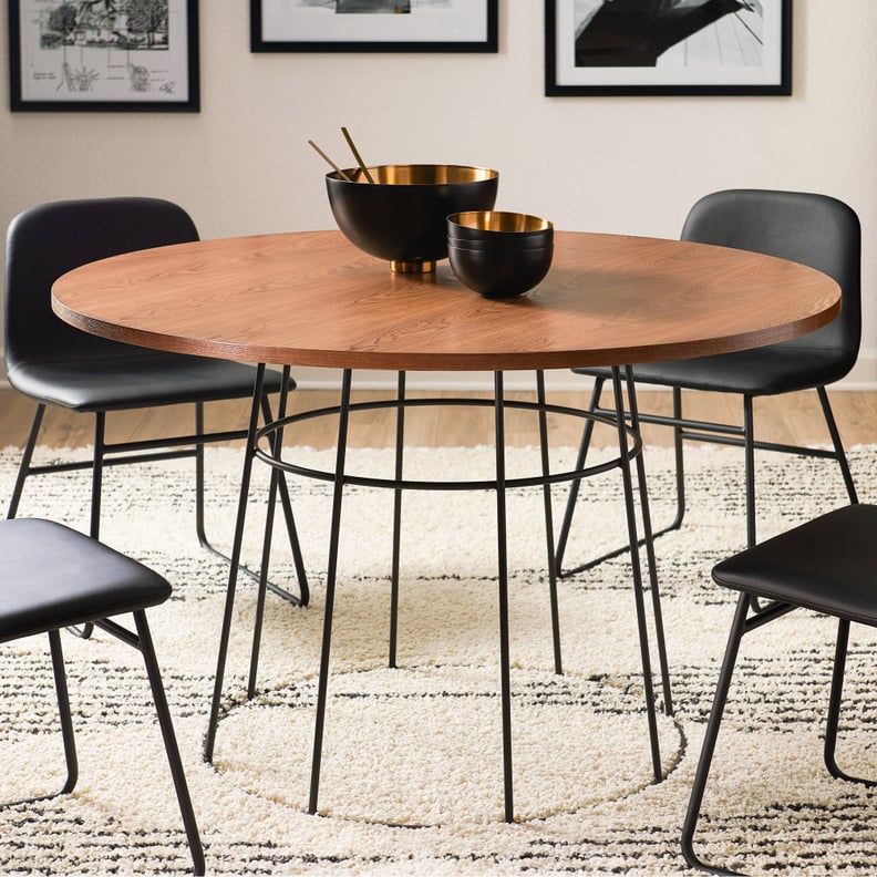MoDRN Industrial Griffin Round Dining Table