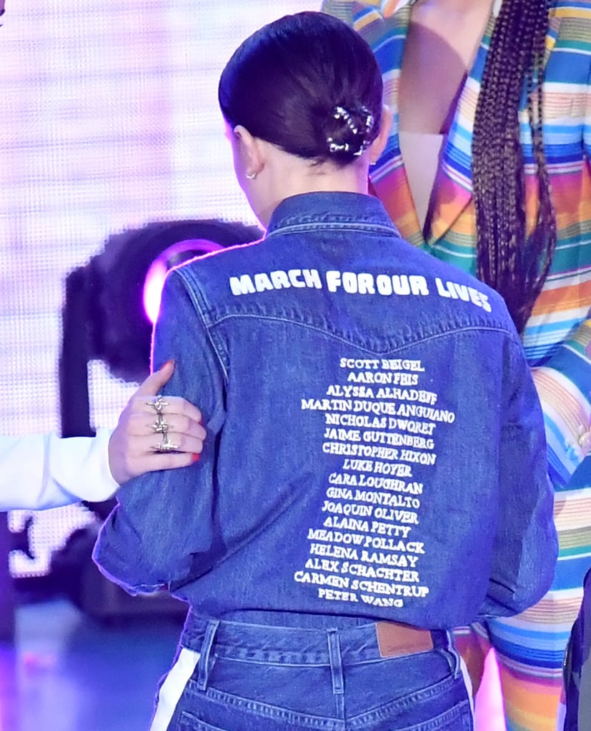 Millie Bobby Brown's Accessorised Low Bun, 2018