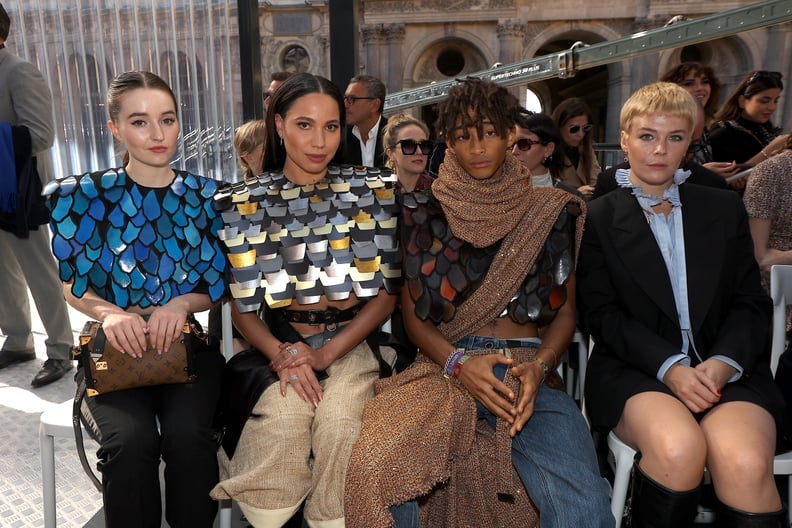 Kaitlyn Dever, Jurnee Smollett, Jaden Smith, and Maggie Rogers Front Row at Louis Vuitton SS23 Show