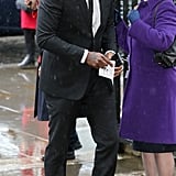 Actor Idris Elba arrived for the service at Westminster Abbey.