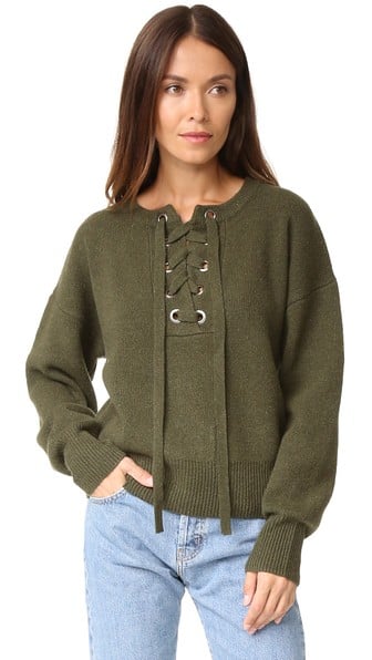 Endless Rose
Lace Up Sweater ($94)
