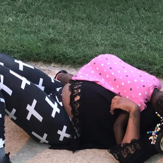 Police Officer Helps Pregnant Mom Sleeping on Sidewalk