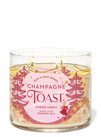 Champagne Toast Three-Wick Candle