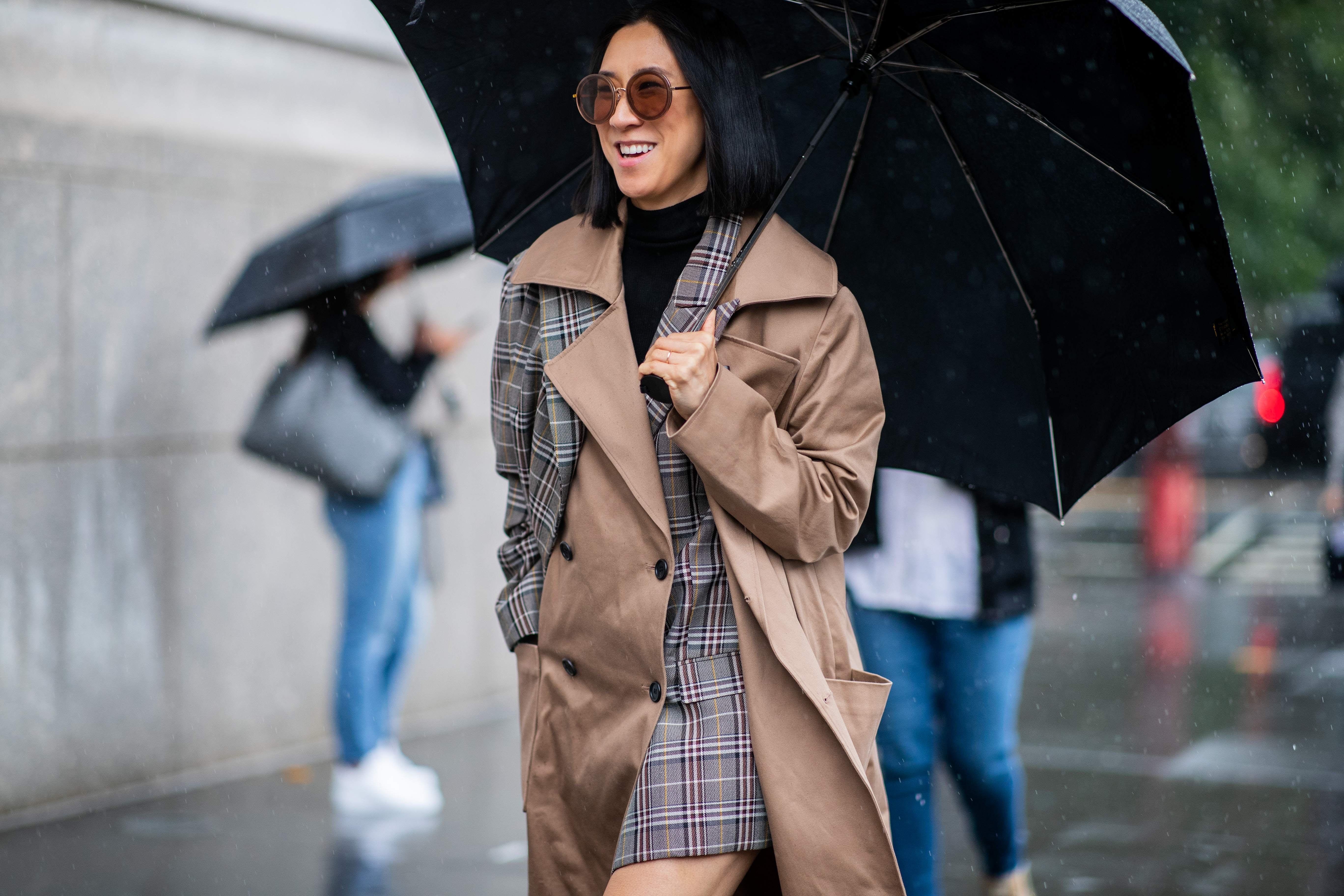 Eileen fisher luxe best sale alpaca plaid coat