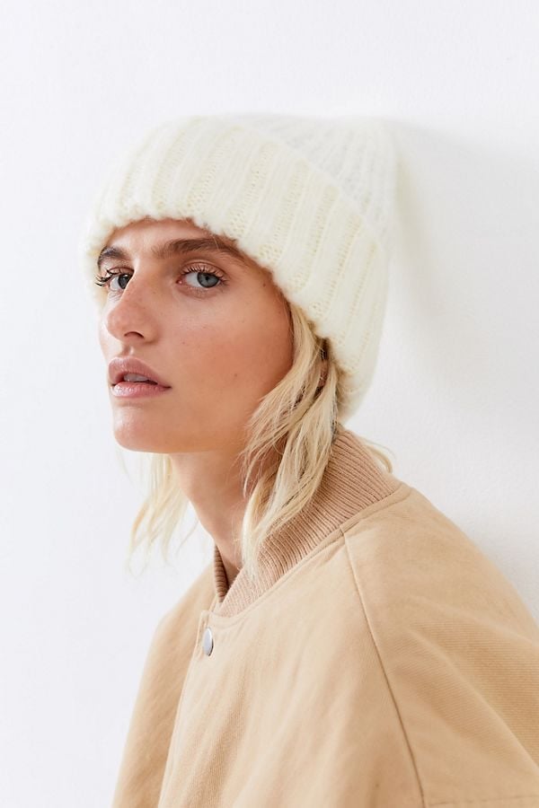 Urban Outfitters Bouclé Knit Beanie