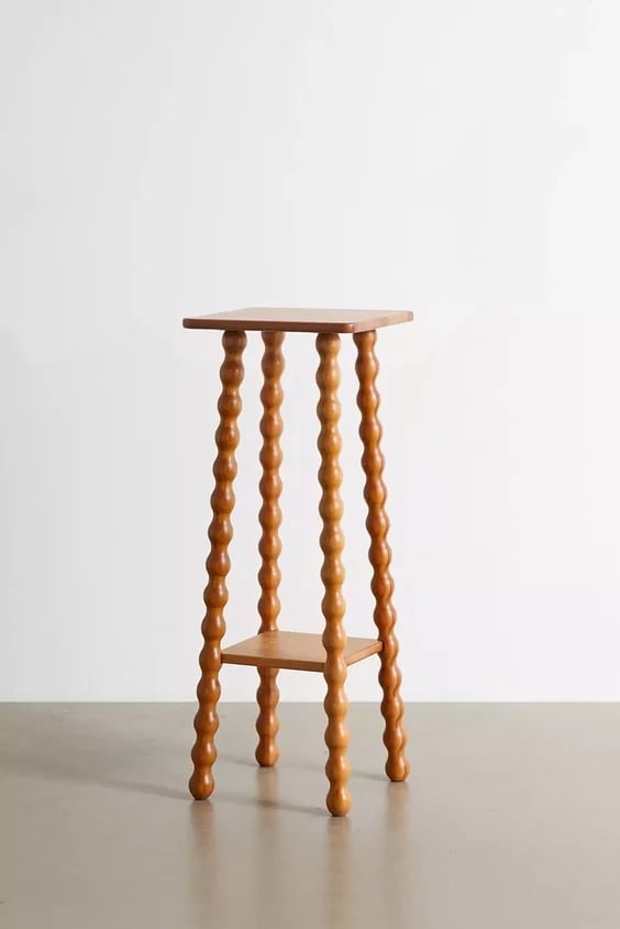 Urban Outfitters Willow Tall Wood Side Table