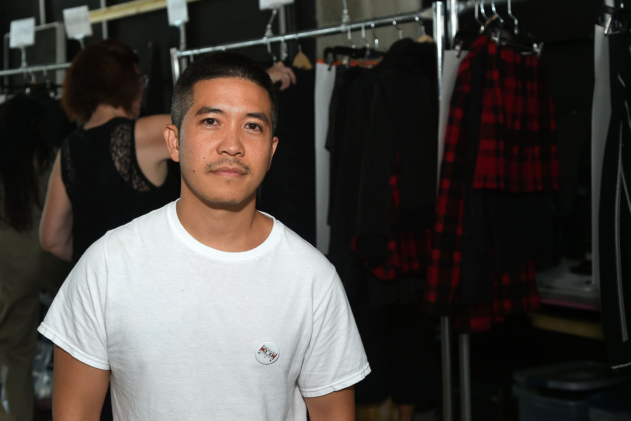 NEW YORK, NY - SEPTEMBER 08:  Fashion designer Thakoon Panichgul backstage at the Thakoon fashion show on September 8, 2016 in New York City.  (Photo by Ben Gabbe/Getty Images)