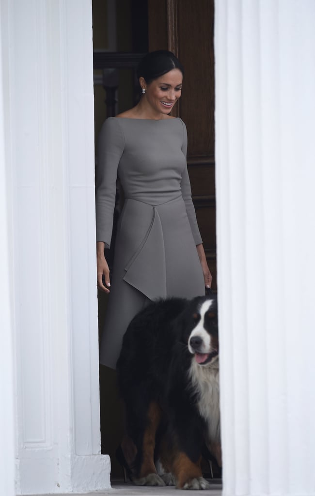 Meghan Markle's Gray Roland Mouret Dress