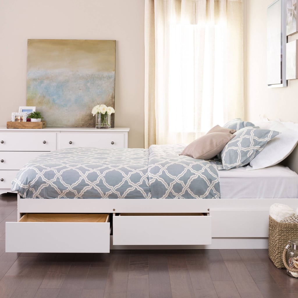 Queen Mates Platform Storage Bed