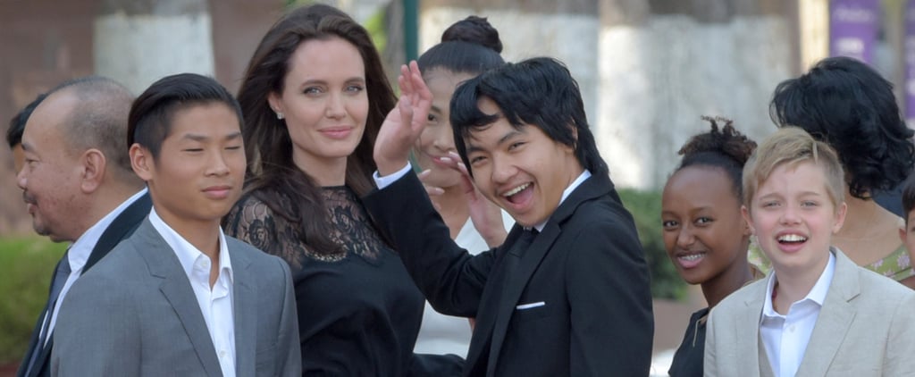 Angelina Jolie and Her Kids at Movie Premiere in Cambodia