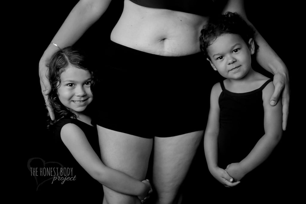 This mom and her kiddos posed for photographer Natalie McCain's "Honest Body Project."