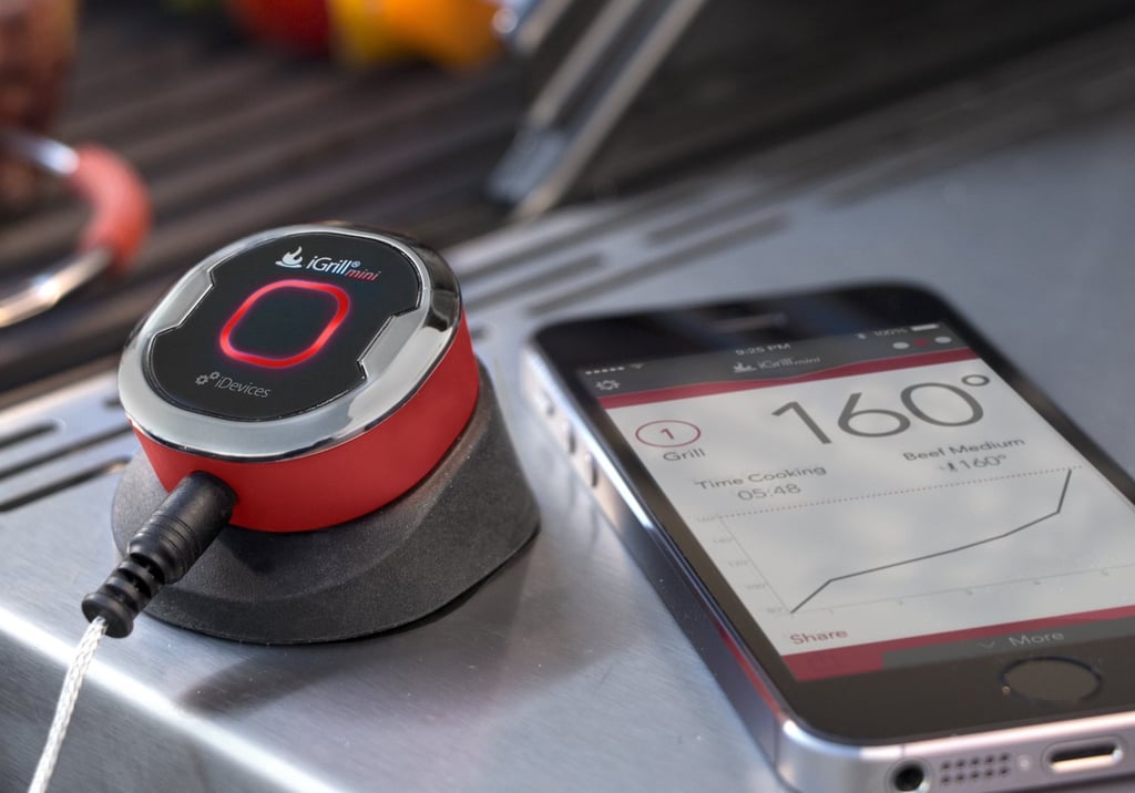 With the iGrill mini thermometer ($40), Dad can step away from the grill and spend more time with friends and family. From up to 150 feet away, he'll know when the meats are ready because the device will send an alert to his phone.