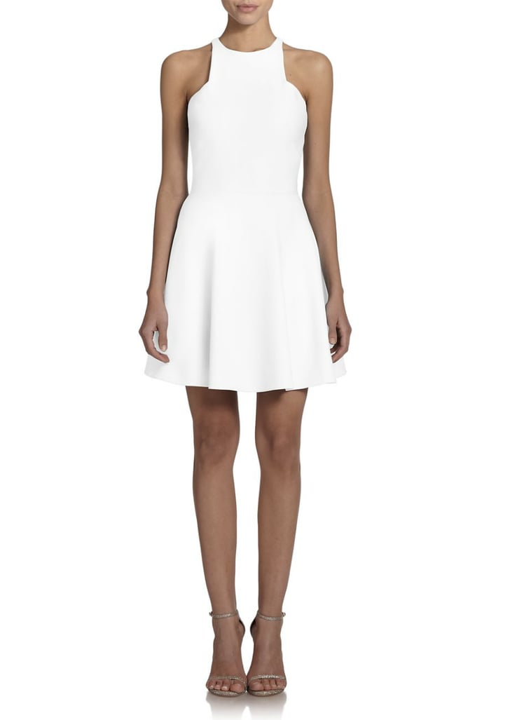 Elizabeth and James Clarissa Fit&Flare Dress (365) White Wedding