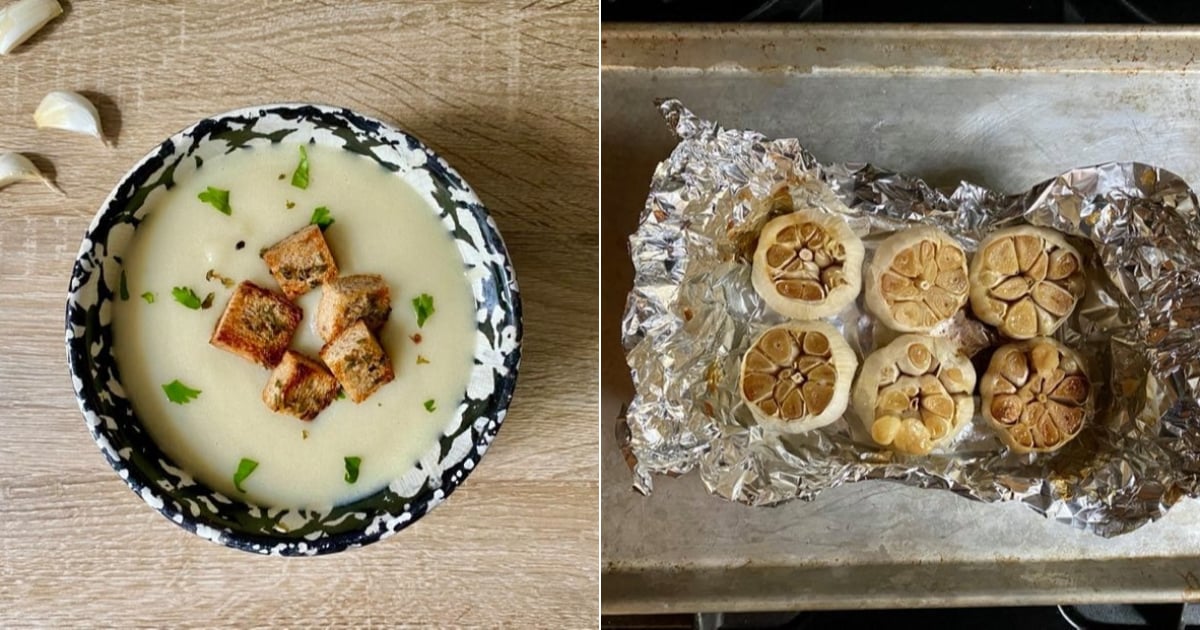 TikTok's 60Clove Garlic Soup Recipe With Photos POPSUGAR Food