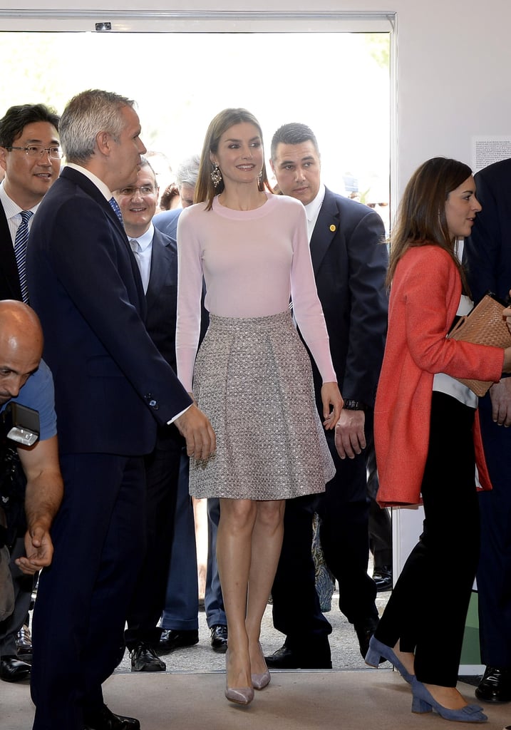 Queen Letizia's Spring Skirt May 2016