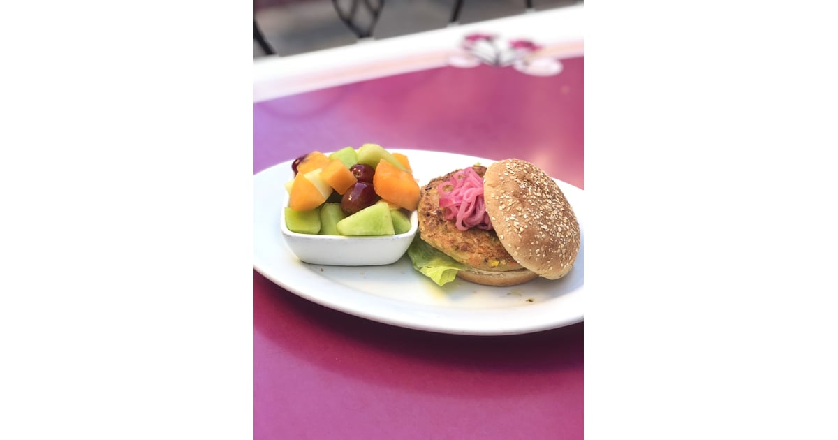 Carnation Café Chef's Vegan Burger Healthy Meals at Disneyland