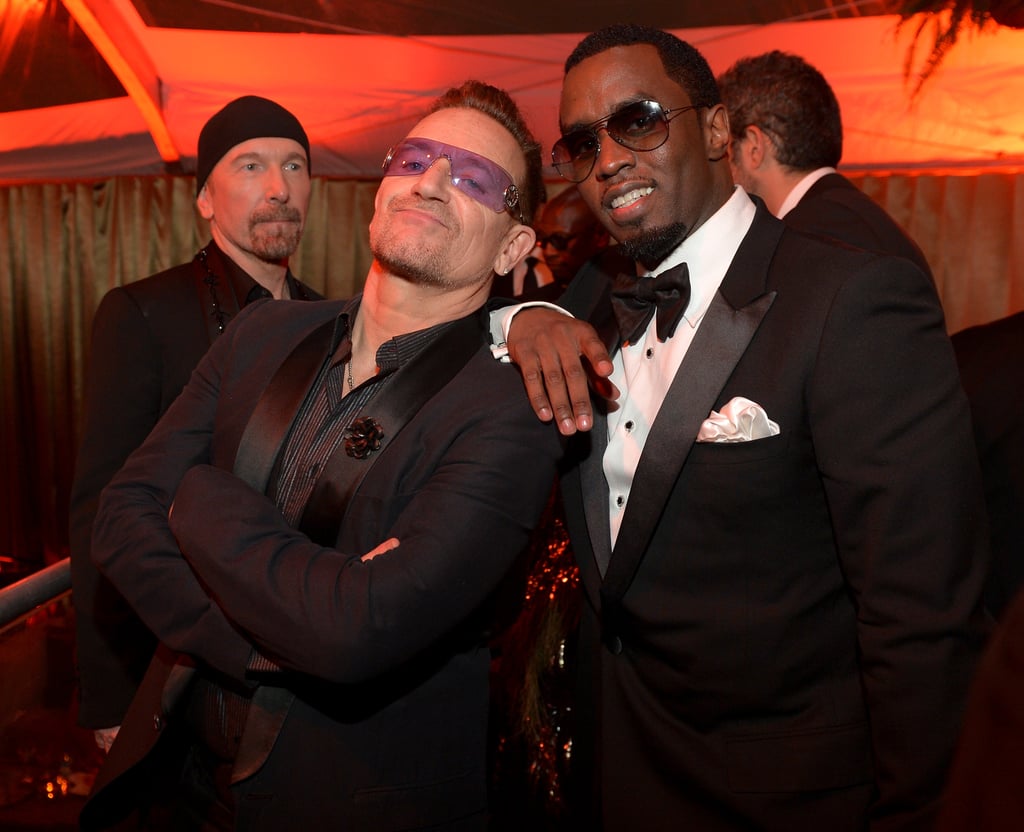 Diddy and Bono got together for a shot.