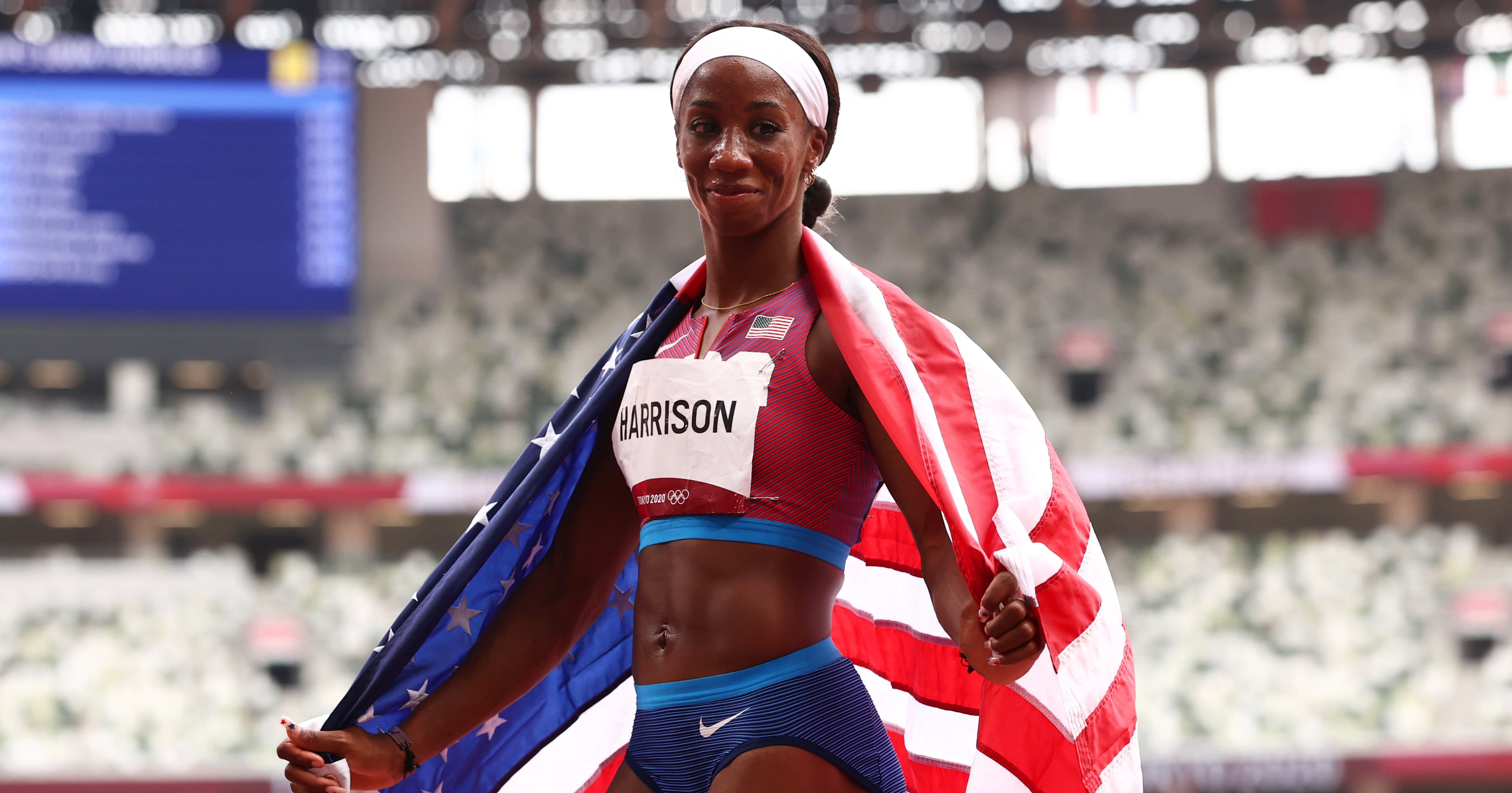 Kendra Harrison Wins Silver in 100m Hurdles in 2021 Olympics | PS Fitness