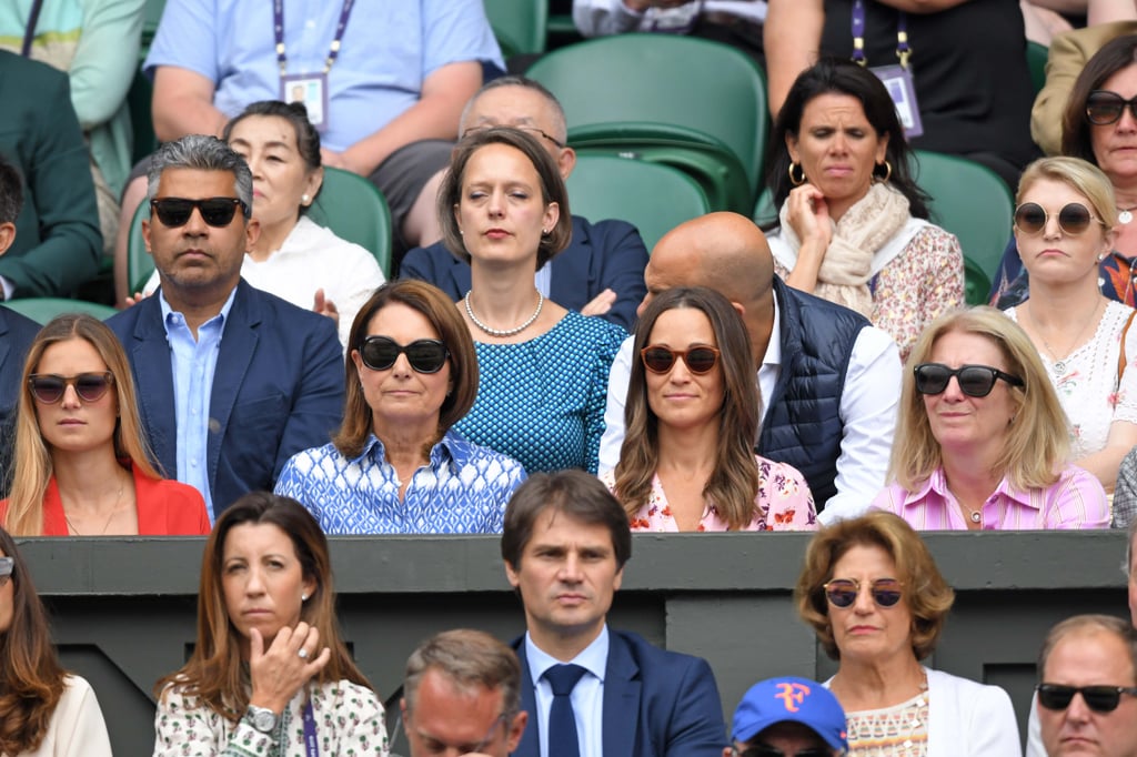 Pippa Middleton's Pink Floral Dress at Wimbledon 2019