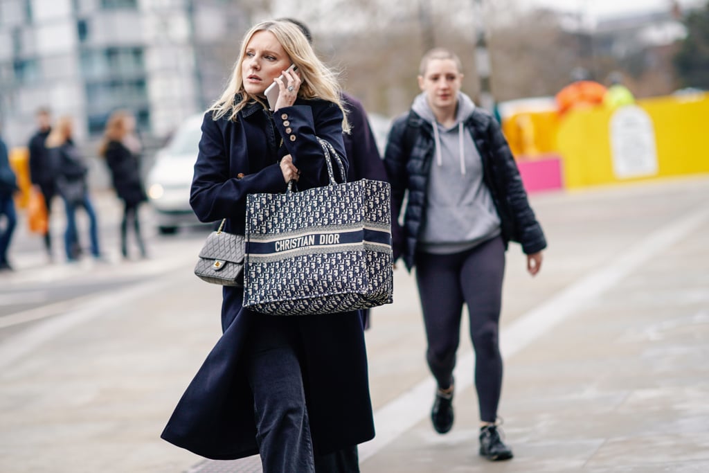 Go for: Oversized structured totes